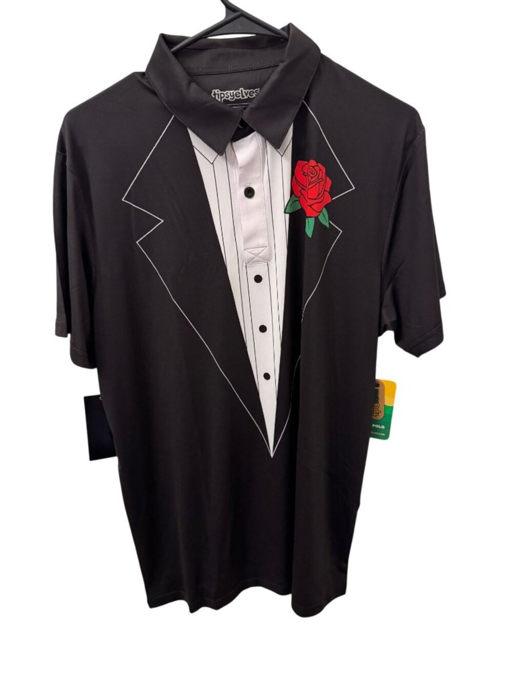 NWT Tipsyelves polo-"dressy" prom/wedding/dress up style size M